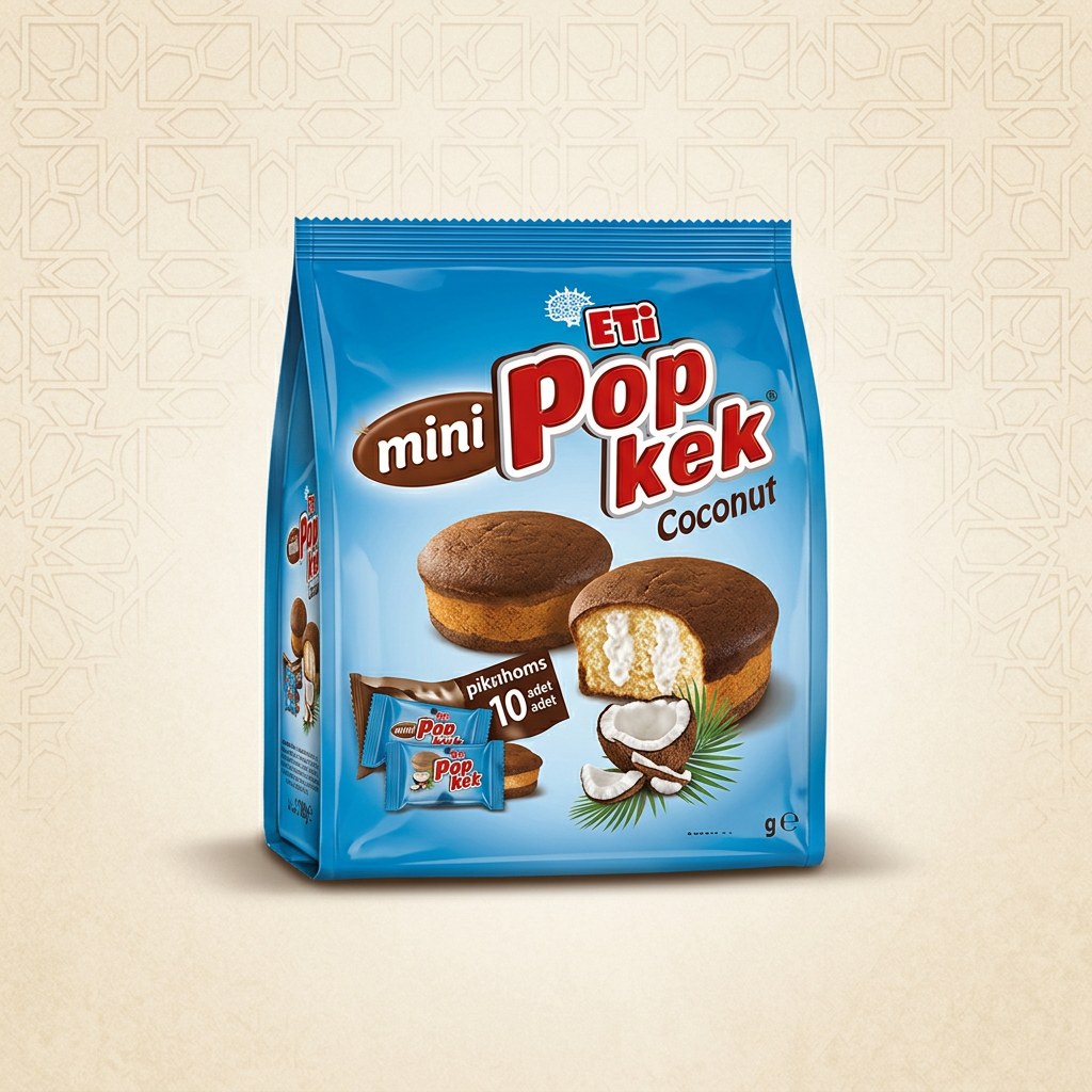 Eti Mini Pop Kek — Coconut (10 pcs)