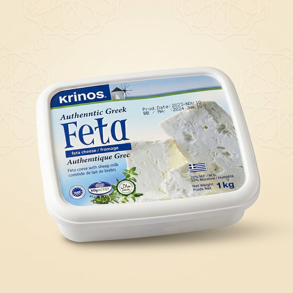 Krinos Feta — 1 kg Tin