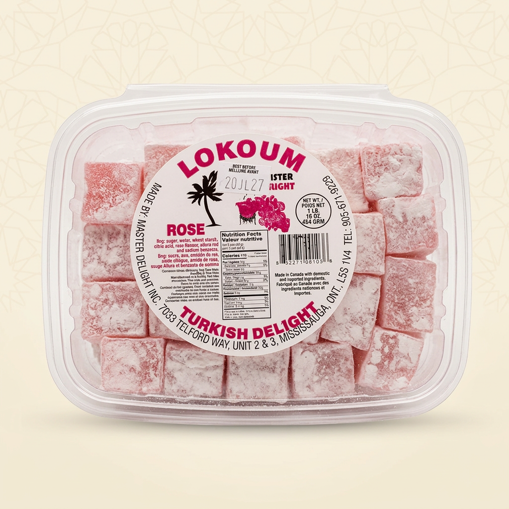 Rose Turkish Delight (Lokoum)