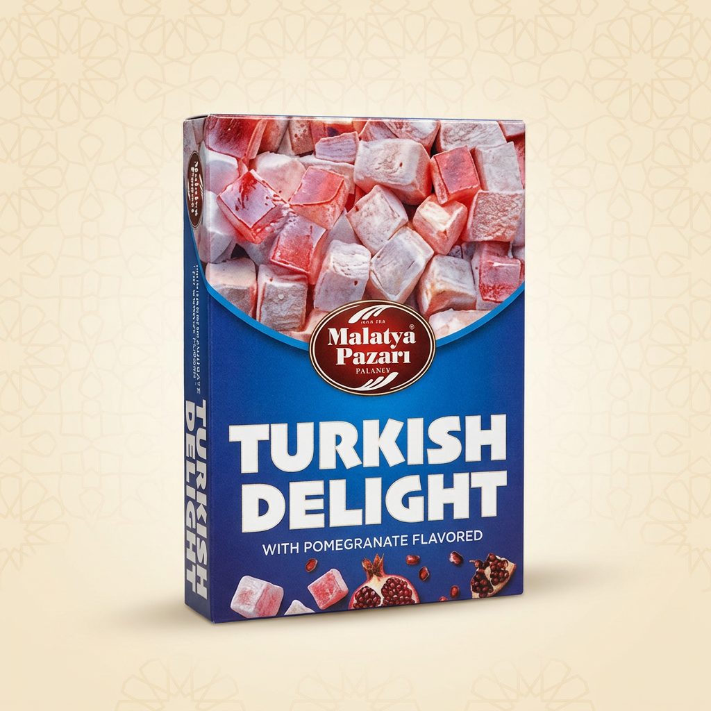 Malatya Pazarı Turkish Delight — Pomegranate