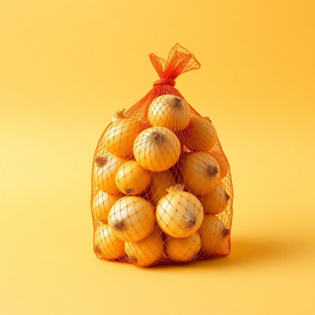 Yellow Onions — Mesh Bag
