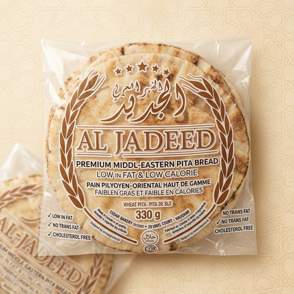 Al Jadeed Premium Pita — 330 g